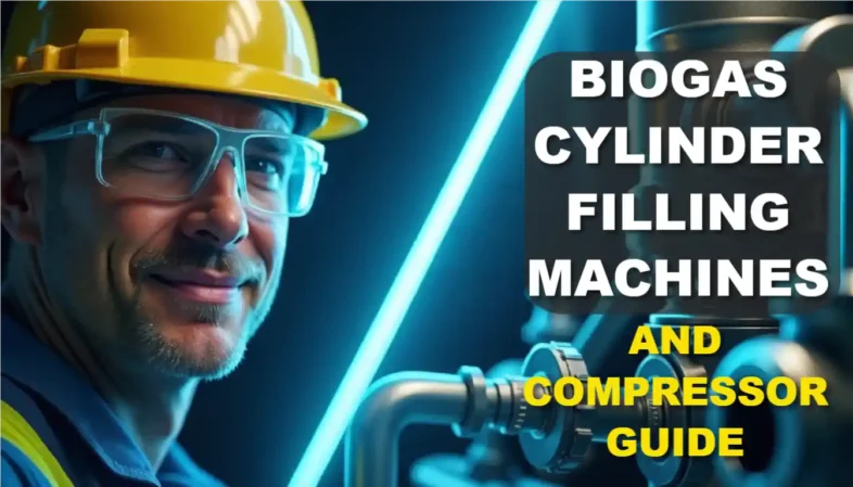 Biogas Cylinder Filling Machine Compressor Guide with text as featured image.webp