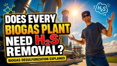 Featured Image with text: BIOGAS DESULFURIZATION EXPLAINED.
