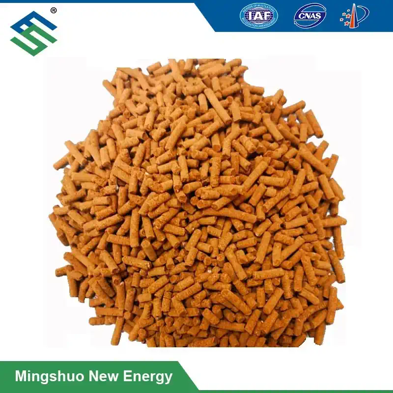 Media used for biogas desulfurization