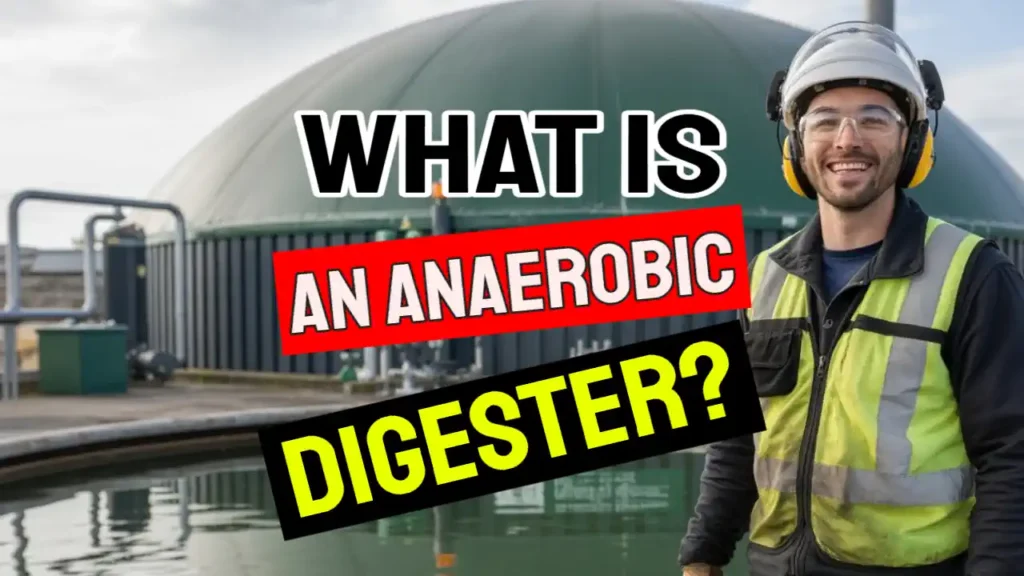 "What is an Anaerobic Digester" - Featured Image Text