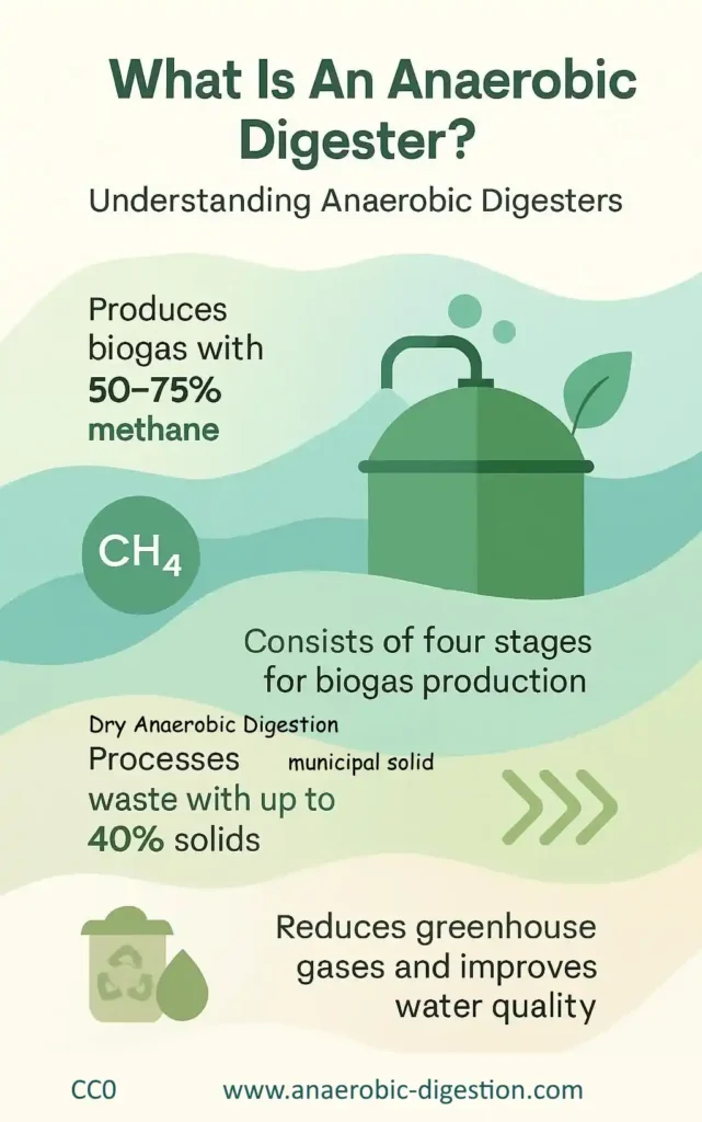 What is an Anaerobic Digester? Educational Infographic