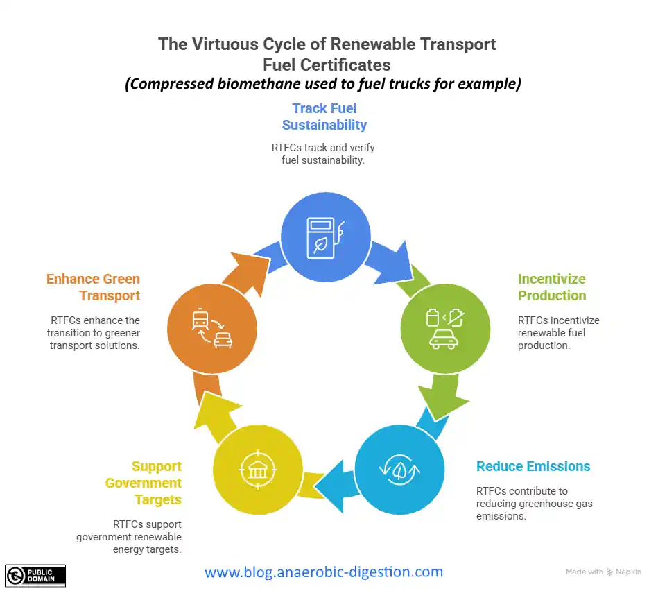 RTFCs in the Biogas Industry - visual virtuous cycle
