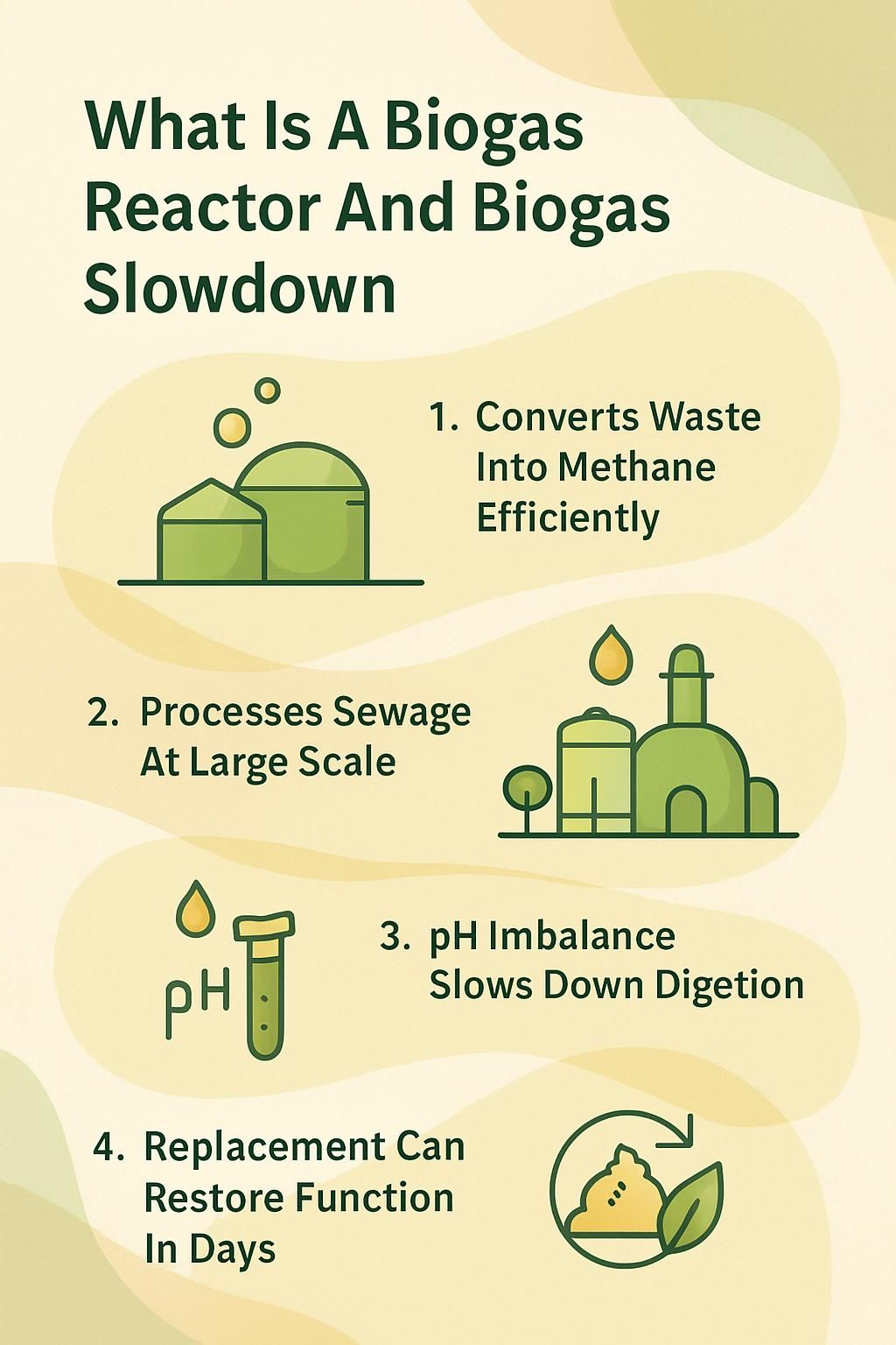 What is a biogas reactor and biogas slowdown? Answered.