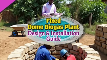 Fixed dome biogas plant article featured image