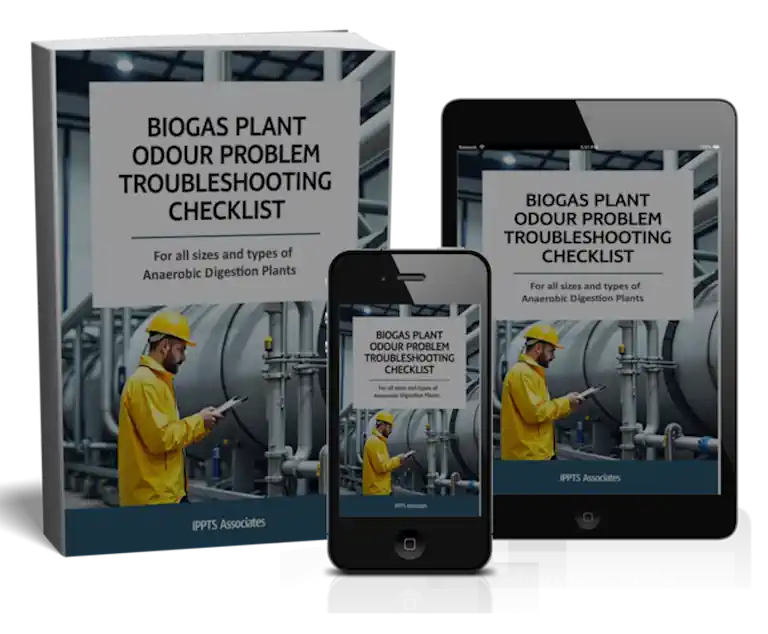 Biogas plant odour problem and the Troubleshooting Checklist solves any food waste odour during anaerobic digestion