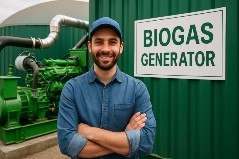 Biogas generator article featured image.