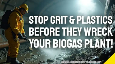 Featured image for article - Stop Grit and Plastics Before They Wreck Your Biogas Plant.