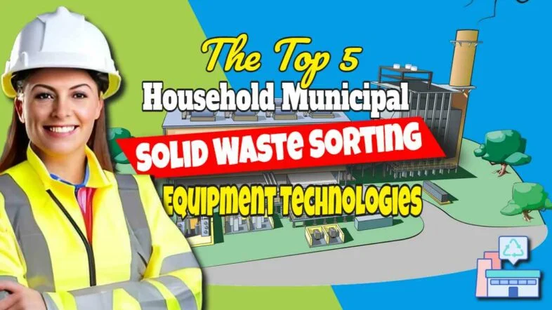 Municipal solid waste sorting article features image.