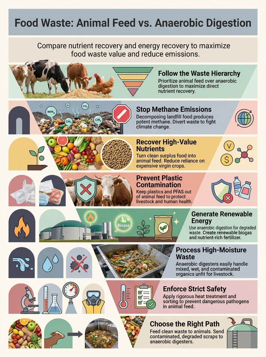 Food Waste To Animal Feed Vs Food Waste To Anaerobic Digestion: Which Is Best?