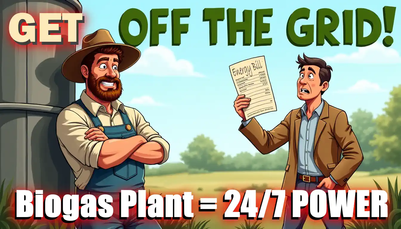 Get off the grid cartoon