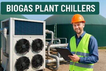 Featured image with the text: "Biogas Plant Chillers"
