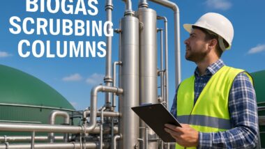 Thumbnail image showing the text: "Biogas Scrubbing Columns"