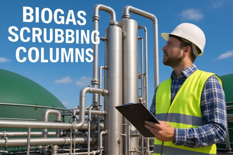 Thumbnail image showing the text: "Biogas Scrubbing Columns"