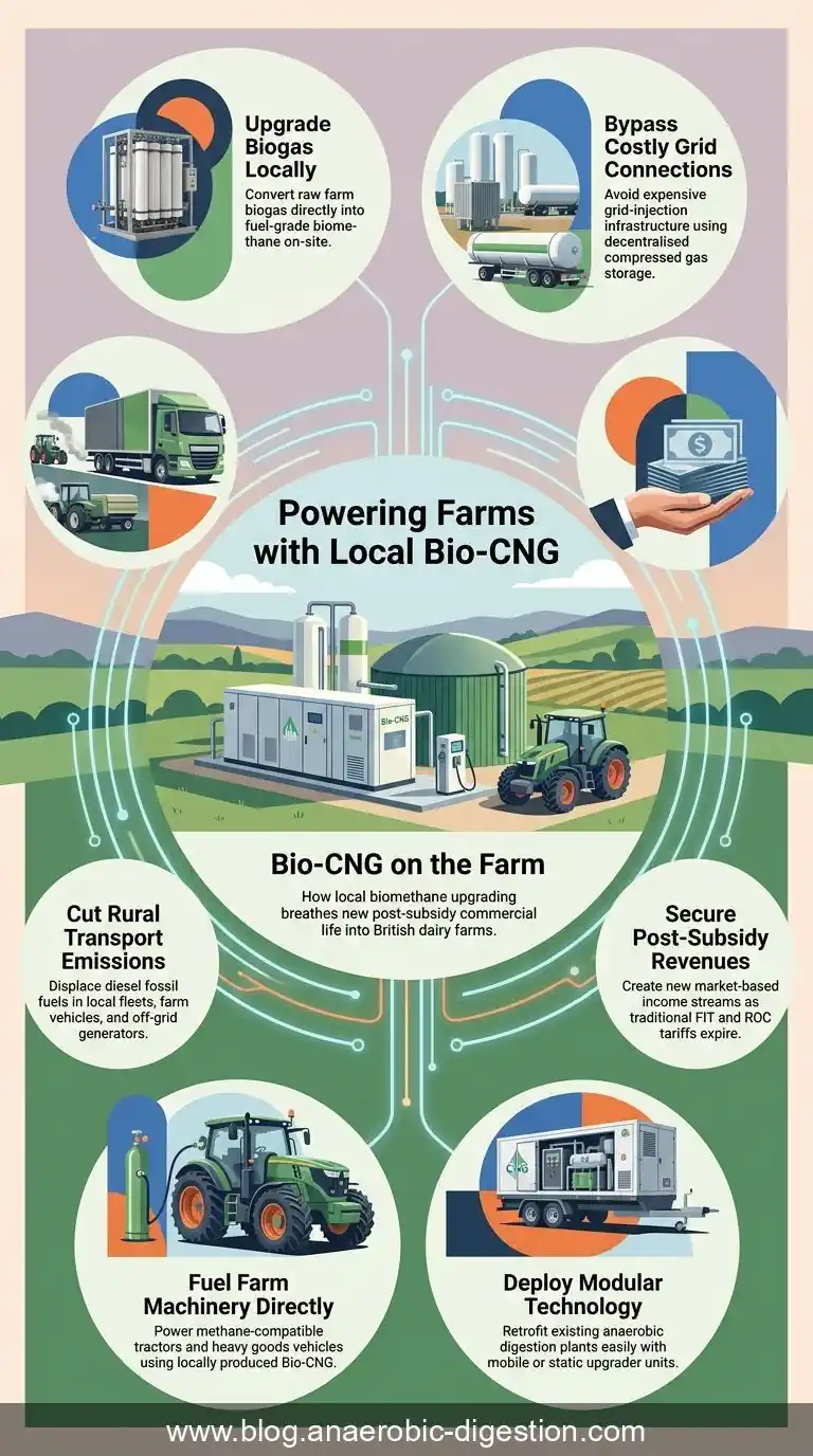 Bennamann Bio-CNG benefits infographic