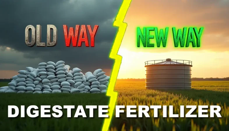 Featured image for digestate fertilizers to reduce farm fertilizer cost.