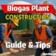 Featured image text - Biogas construction guide and tips.