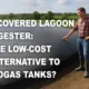 Image with text: "covered lagoon digester the low-cost alternative to biogas tanks" - Featured Image.
