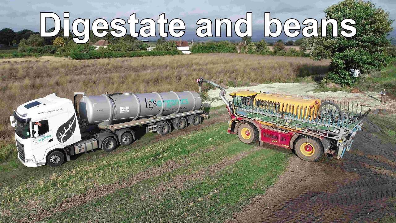 A large articulated truck used for Digestate Transport.