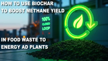 How to Use Biochar to Boost Methane Yields in AD plants- Text in featured image