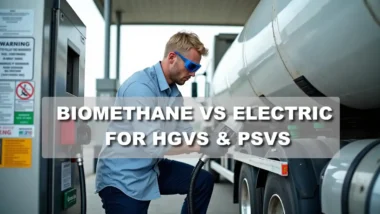 Biomethane vs Electric HGVs PSVs Bio-LNG Bio-CNG or Battery thumbnail.