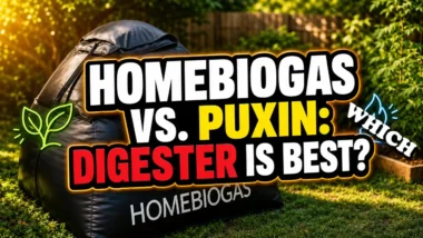 Image has text - HomeBiogas vs. Puxin: Which Home Biogas Digester Is Best?