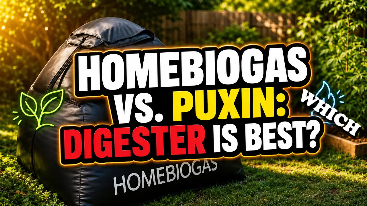 Image with text - HomeBiogas vs. Puxin: Which Home Biogas Digester Is Best? Image with text - HomeBiogas vs. Puxin: Which Home Biogas Digester Is Best?