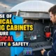 Featured image with the text: Best use of chemical dosing cabinets to ensure biological stability & safety.