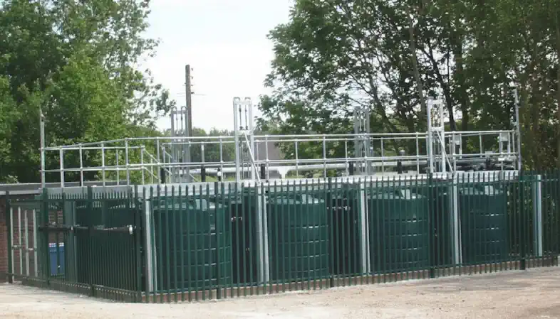 An example of a Phoenix Engineering methane stripping plant in Lancashire UK.
